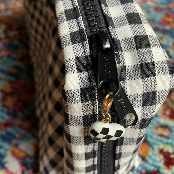 BAGGU Gingham Black and White Nylon Bowler - smaller version 🩷 - Picture 3 of 5